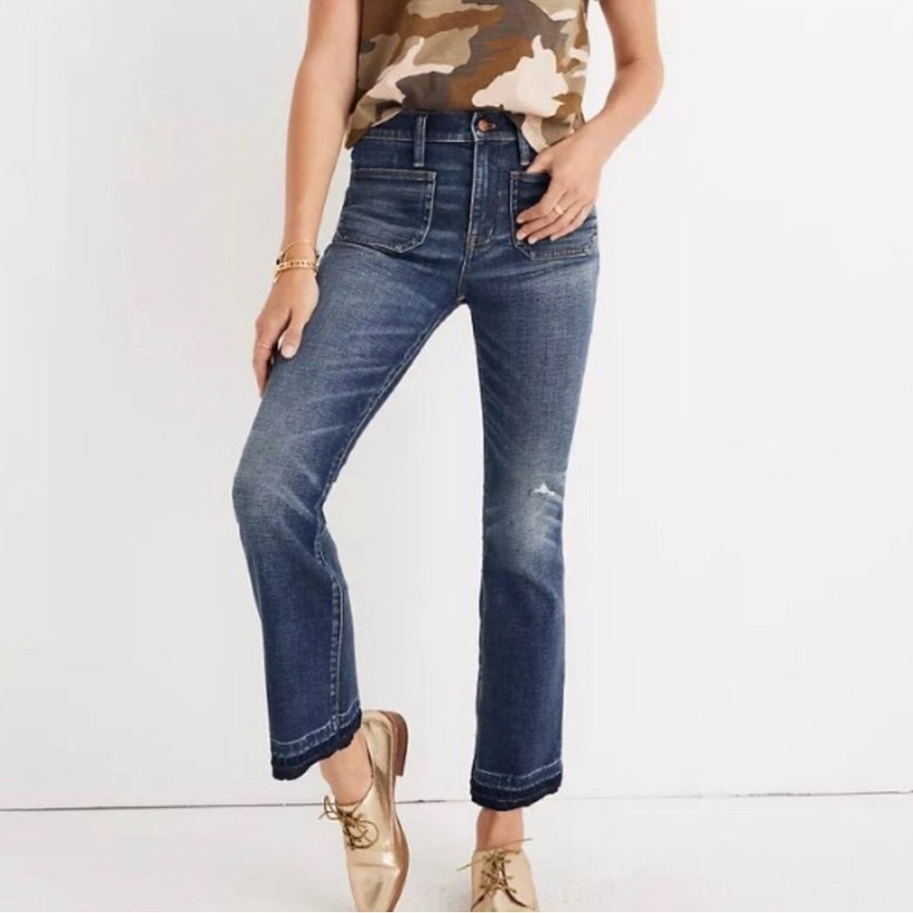 Madewell Cali Demi Boot Patch Pocket Edition Size 31